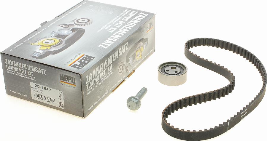 Hepu 20-1647 - Kit cinghie dentate autozon.pro