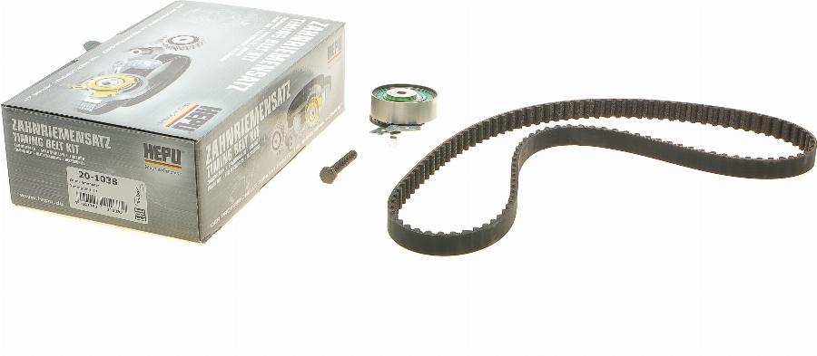 Hepu 20-1038 - Kit cinghie dentate autozon.pro