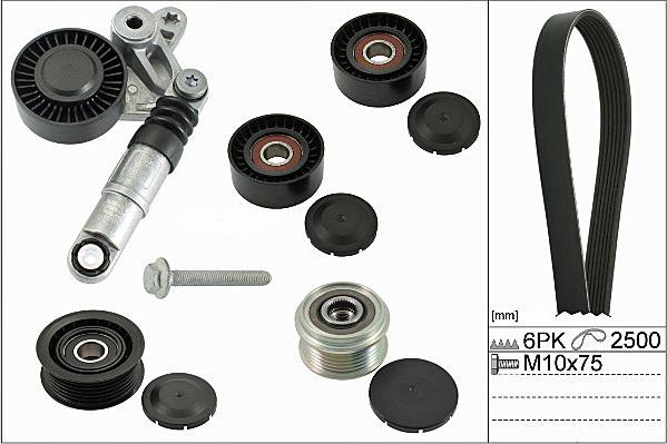 Hepu 20-1876 - Kit Cinghie Poly-V autozon.pro