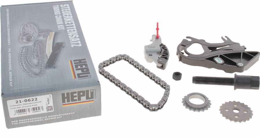 Hepu 21-0622 - Kit catene, Azionamento pompa olio autozon.pro