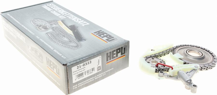 Hepu 21-0322 - Kit catene, Azionamento pompa olio autozon.pro