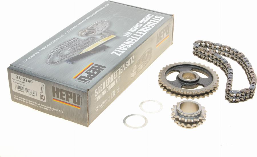 Hepu 21-0249 - Kit catena distribuzione autozon.pro