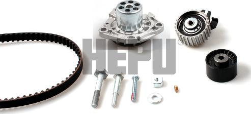 Hepu PK10893 - Pompa acqua + Kit cinghie dentate autozon.pro