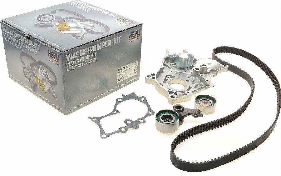 Hepu PK77690 - Pompa acqua + Kit cinghie dentate autozon.pro