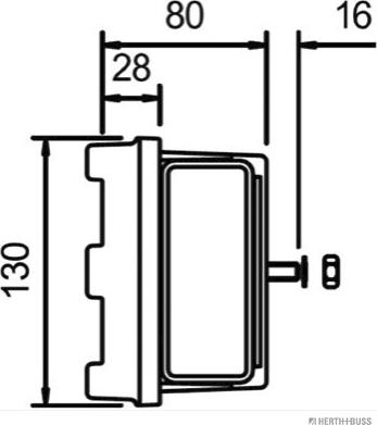 Herth+Buss Elparts 83840623 - Luce posteriore autozon.pro