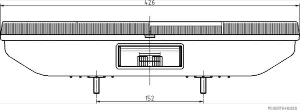 Herth+Buss Elparts 83830022 - Luce posteriore autozon.pro