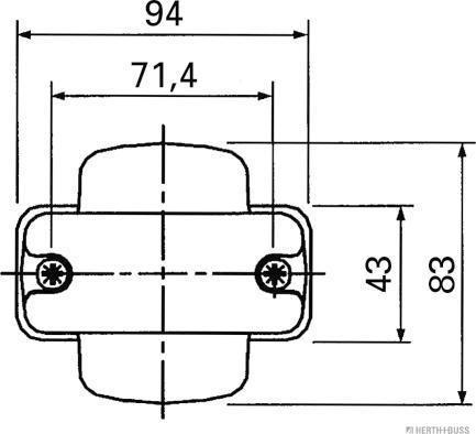 Herth+Buss Elparts 82710142 - Luce permietrale autozon.pro