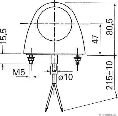 Herth+Buss Elparts 82710142 - Luce permietrale autozon.pro