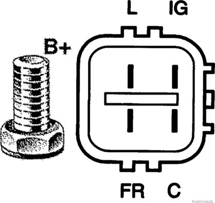 Herth+Buss Jakoparts J5114050 - Alternatore autozon.pro