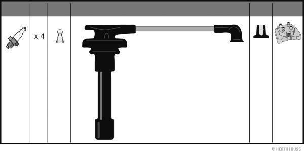 Herth+Buss Jakoparts J5384006 - Kit cavi accensione autozon.pro