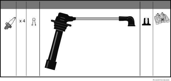 Herth+Buss Jakoparts J5383012 - Kit cavi accensione autozon.pro