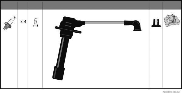 Herth+Buss Jakoparts J5383030 - Kit cavi accensione autozon.pro