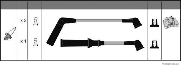 Herth+Buss Jakoparts J5382001 - Kit cavi accensione autozon.pro