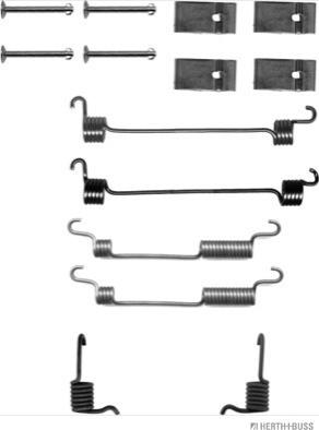 Herth+Buss Jakoparts J3564003 - Kit accessori, Ganasce freno autozon.pro