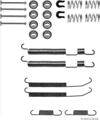 Herth+Buss Jakoparts J3565004 - Kit accessori, Ganasce freno autozon.pro