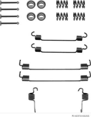 Herth+Buss Jakoparts J3565006 - Kit accessori, Ganasce freno autozon.pro