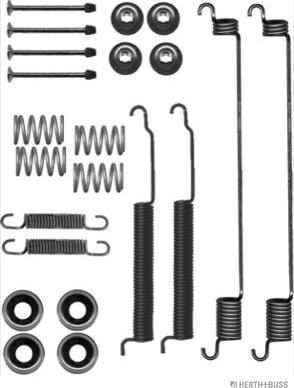 Herth+Buss Jakoparts J3561003 - Kit accessori, Ganasce freno autozon.pro