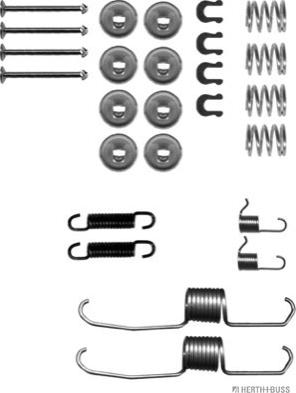 Herth+Buss Jakoparts J3562001 - Kit accessori, Ganasce freno autozon.pro