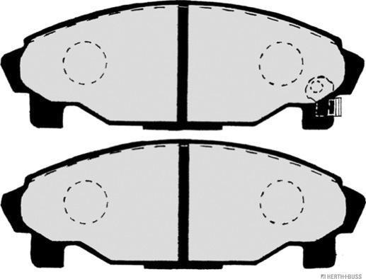 Herth+Buss Jakoparts J3606011 - Kit pastiglie freno, Freno a disco autozon.pro