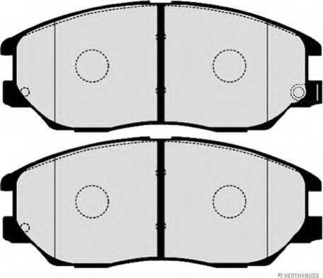 Herth+Buss Jakoparts J3600407 - Kit pastiglie freno, Freno a disco autozon.pro