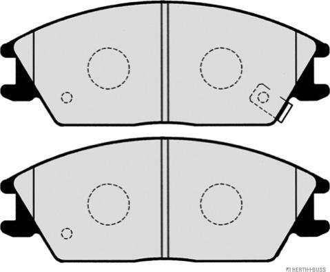 Herth+Buss Jakoparts J3600515 - Kit pastiglie freno, Freno a disco autozon.pro