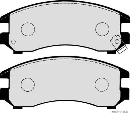 Herth+Buss Jakoparts J3601035 - Kit pastiglie freno, Freno a disco autozon.pro