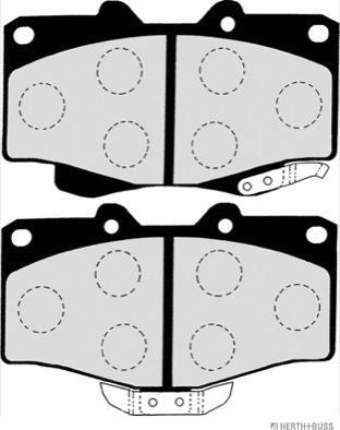 Herth+Buss Jakoparts J3602054 - Kit pastiglie freno, Freno a disco autozon.pro