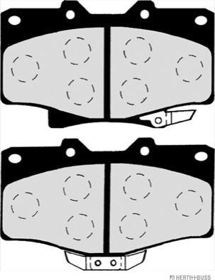 Herth+Buss Jakoparts J3602071 - Kit pastiglie freno, Freno a disco autozon.pro