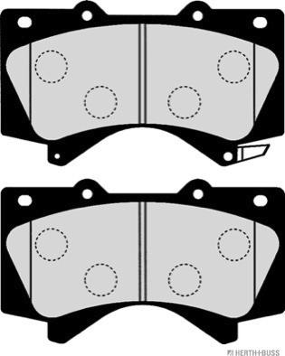 Herth+Buss Jakoparts J3602129 - Kit pastiglie freno, Freno a disco autozon.pro