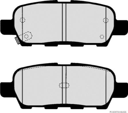 Herth+Buss Jakoparts J3611044 - Kit pastiglie freno, Freno a disco autozon.pro