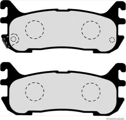 Herth+Buss Jakoparts J3613011 - Kit pastiglie freno, Freno a disco autozon.pro