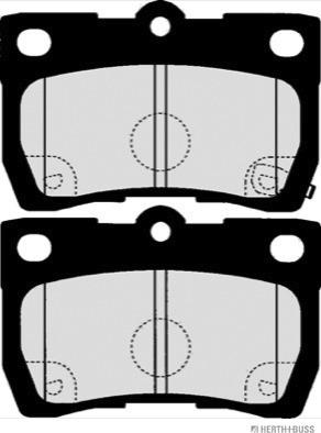 Herth+Buss Jakoparts J3612032 - Kit pastiglie freno, Freno a disco autozon.pro