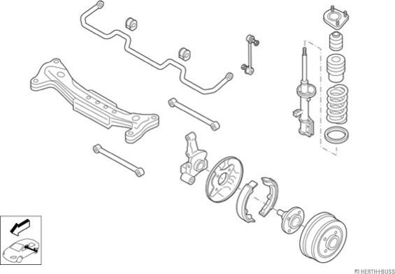 Herth+Buss Jakoparts N00419-HA - Sterzo autozon.pro