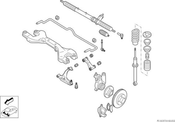 Herth+Buss Jakoparts N01933-VA - Sterzo autozon.pro