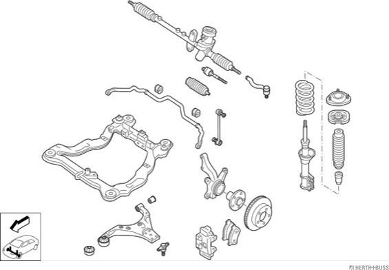 Herth+Buss Jakoparts N03130-VA - Sterzo autozon.pro