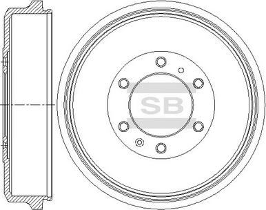 Hi-Q SD4512 - Tamburo freno autozon.pro