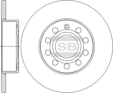 Hi-Q SD5407 - Discofreno autozon.pro