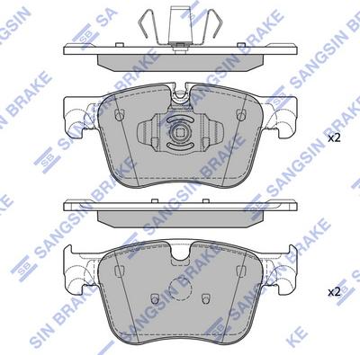 Hi-Q SP4032A - Kit pastiglie freno, Freno a disco autozon.pro