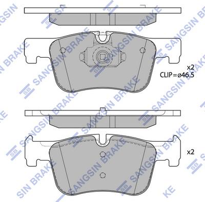 Hi-Q SP4144 - Kit pastiglie freno, Freno a disco autozon.pro