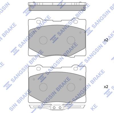 Hi-Q SP4141 - Kit pastiglie freno, Freno a disco autozon.pro