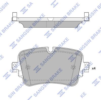 VAG 4KE698451G - Kit pastiglie freno, Freno a disco autozon.pro