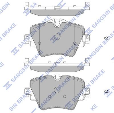 Hi-Q SP4129 - Kit pastiglie freno, Freno a disco autozon.pro