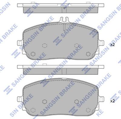 Hi-Q SP4346 - Kit pastiglie freno, Freno a disco autozon.pro