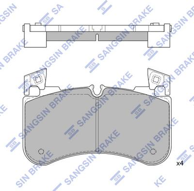 Hi-Q SP4351 - Kit pastiglie freno, Freno a disco autozon.pro