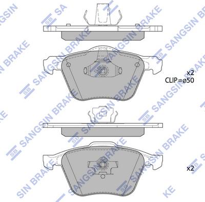 Hi-Q SP4363 - Kit pastiglie freno, Freno a disco autozon.pro