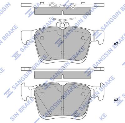 Hi-Q SP4298 - Kit pastiglie freno, Freno a disco autozon.pro