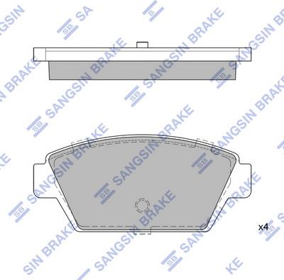 Hi-Q SP1514 - Kit pastiglie freno, Freno a disco autozon.pro