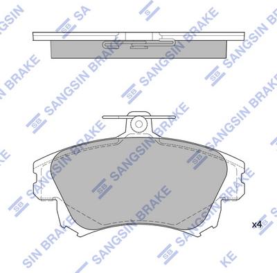 Hi-Q SP1530 - Kit pastiglie freno, Freno a disco autozon.pro