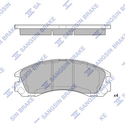 Hi-Q SP1523 - Kit pastiglie freno, Freno a disco autozon.pro