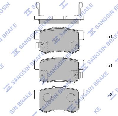 Hi-Q SP1076-R - Kit pastiglie freno, Freno a disco autozon.pro